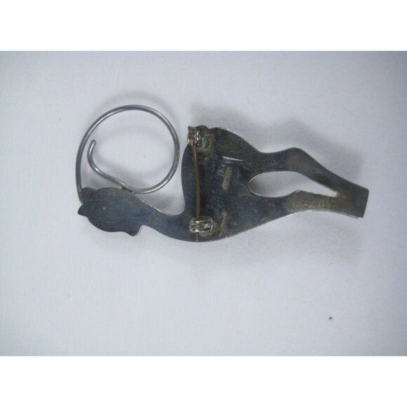 Antelope Vintage Sterling Silver Deer Brooch Pin 925 Mexico Taxco - Picture 5 of 9